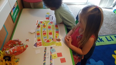 Playing Mother Goose Time Games and improving math skills