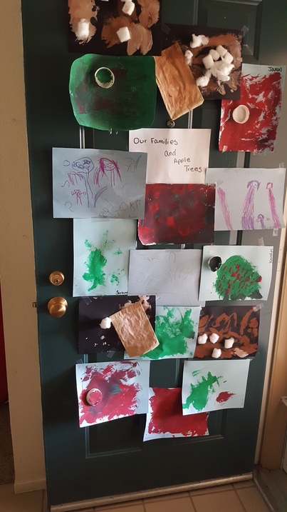 Displaying art in Family Child Care Home